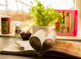 Roślinna napoleonka z kremem kokosowym